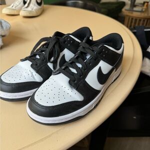 Nike Black and White Low-Top Sneakers